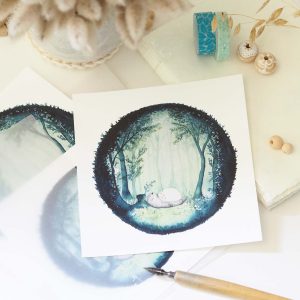 Carte d&rsquo;art Totoro