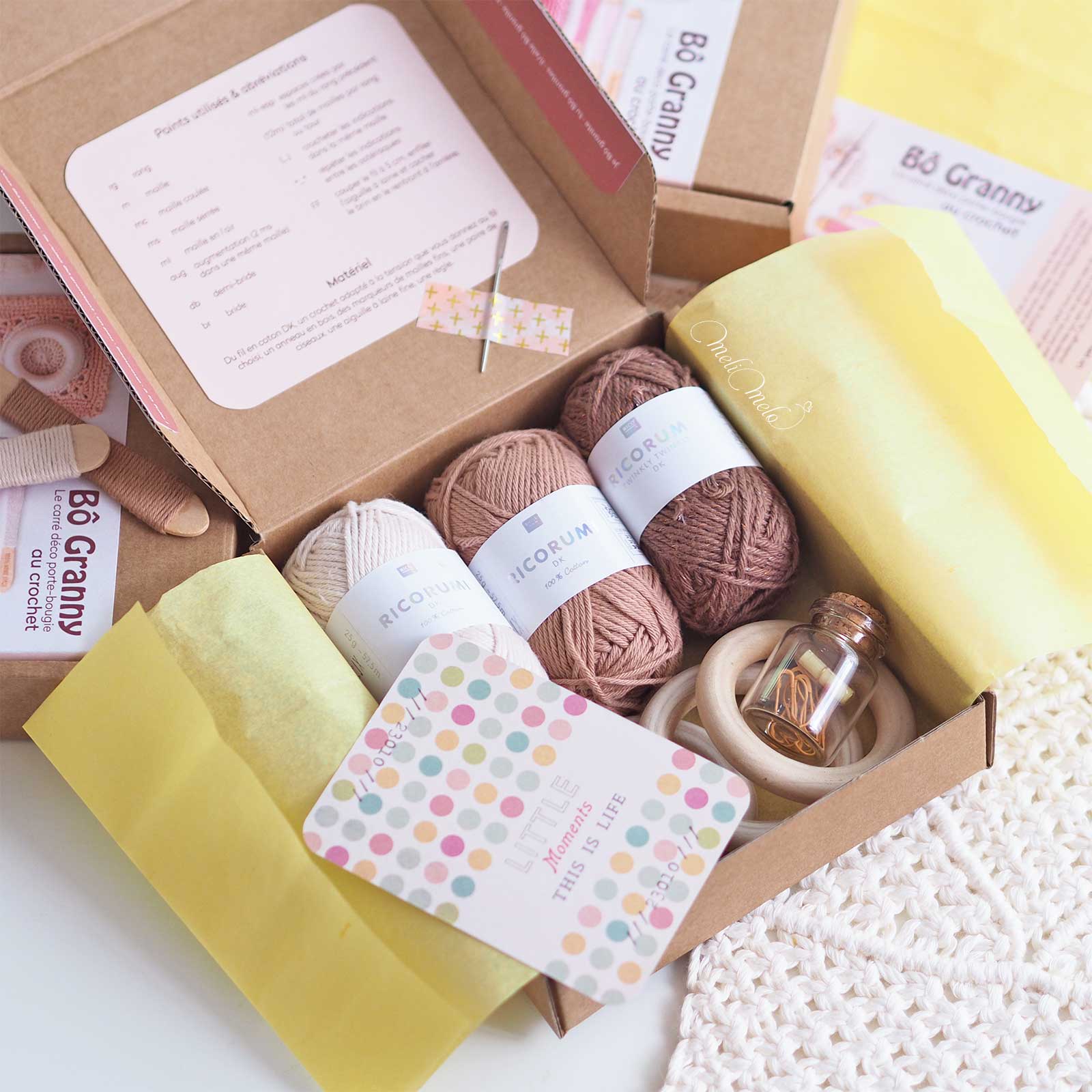 Coffret DIY 3 carrés Bô Granny – Image 6