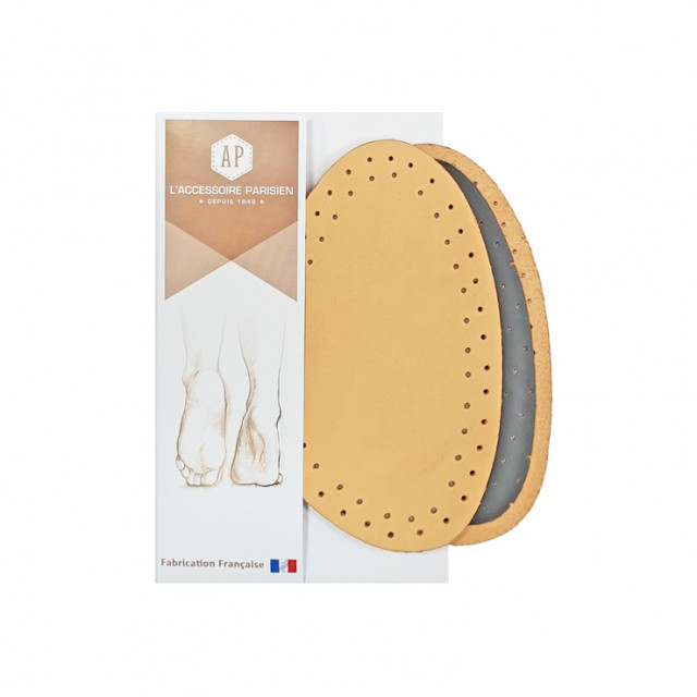 Demi-semelle intérieur cuir sur charbon – Image 2