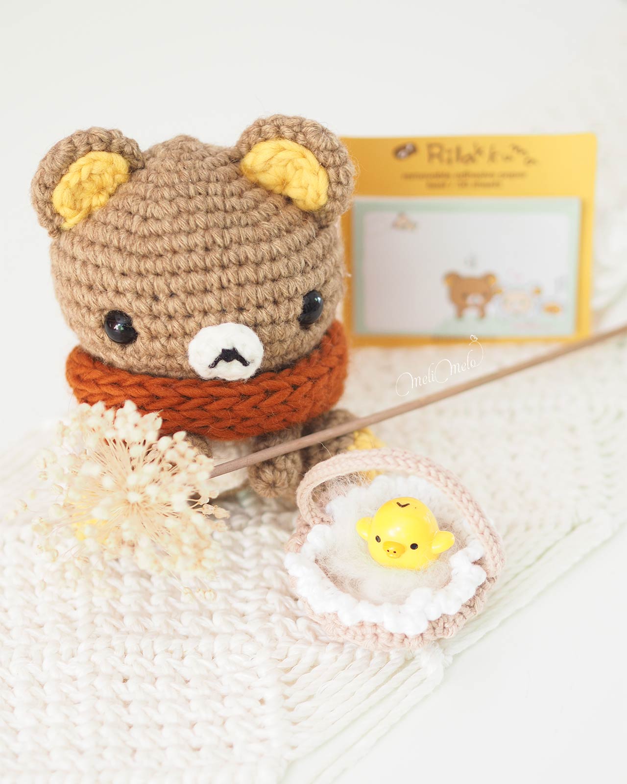 Lot Rilakkuma: ourson, poussin, corbeille et bloc de notes – Image 4
