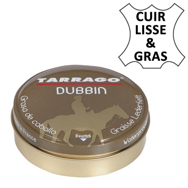 Graisse Dubbin Tarrago pour cuirs gras 100ml
