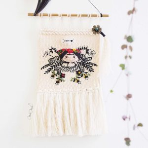 Tissage en coton . Frida