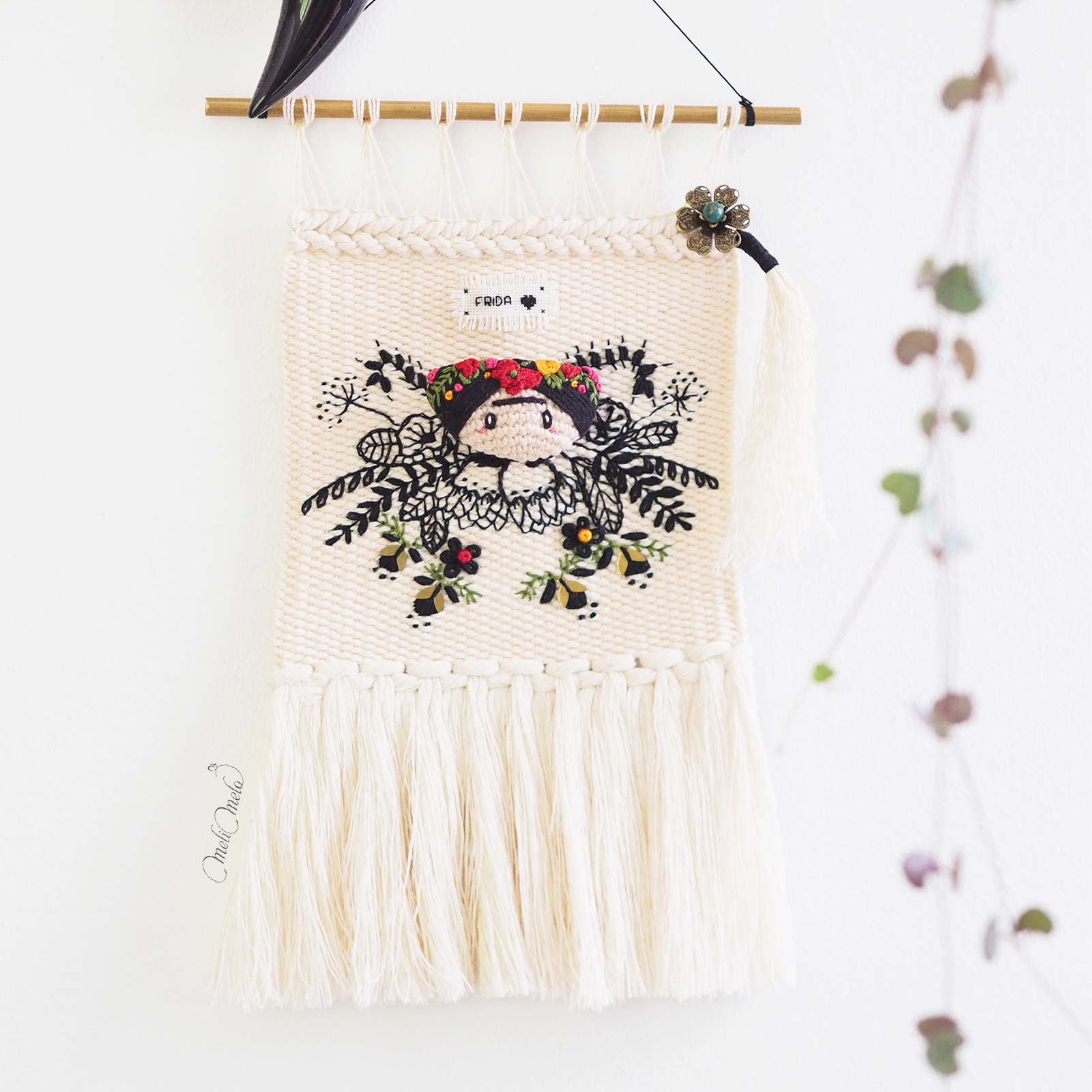 Tissage en coton . Frida