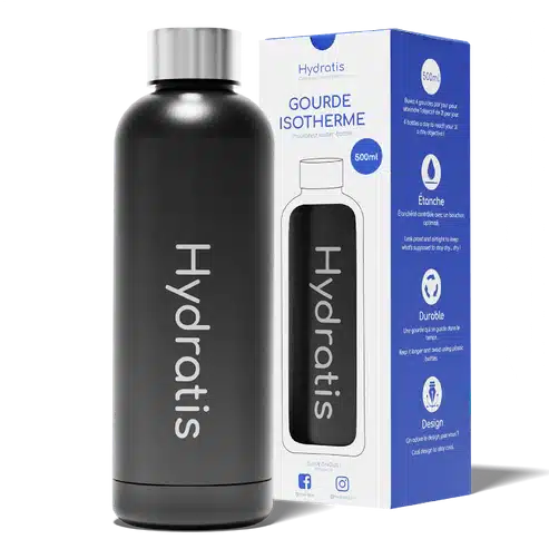 HYDRATIS GOURDE ISOTHERME NOIR