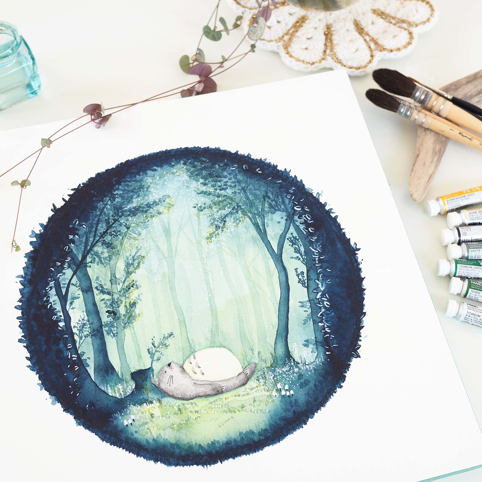 Petites cartes d’art Totoro – Image 5