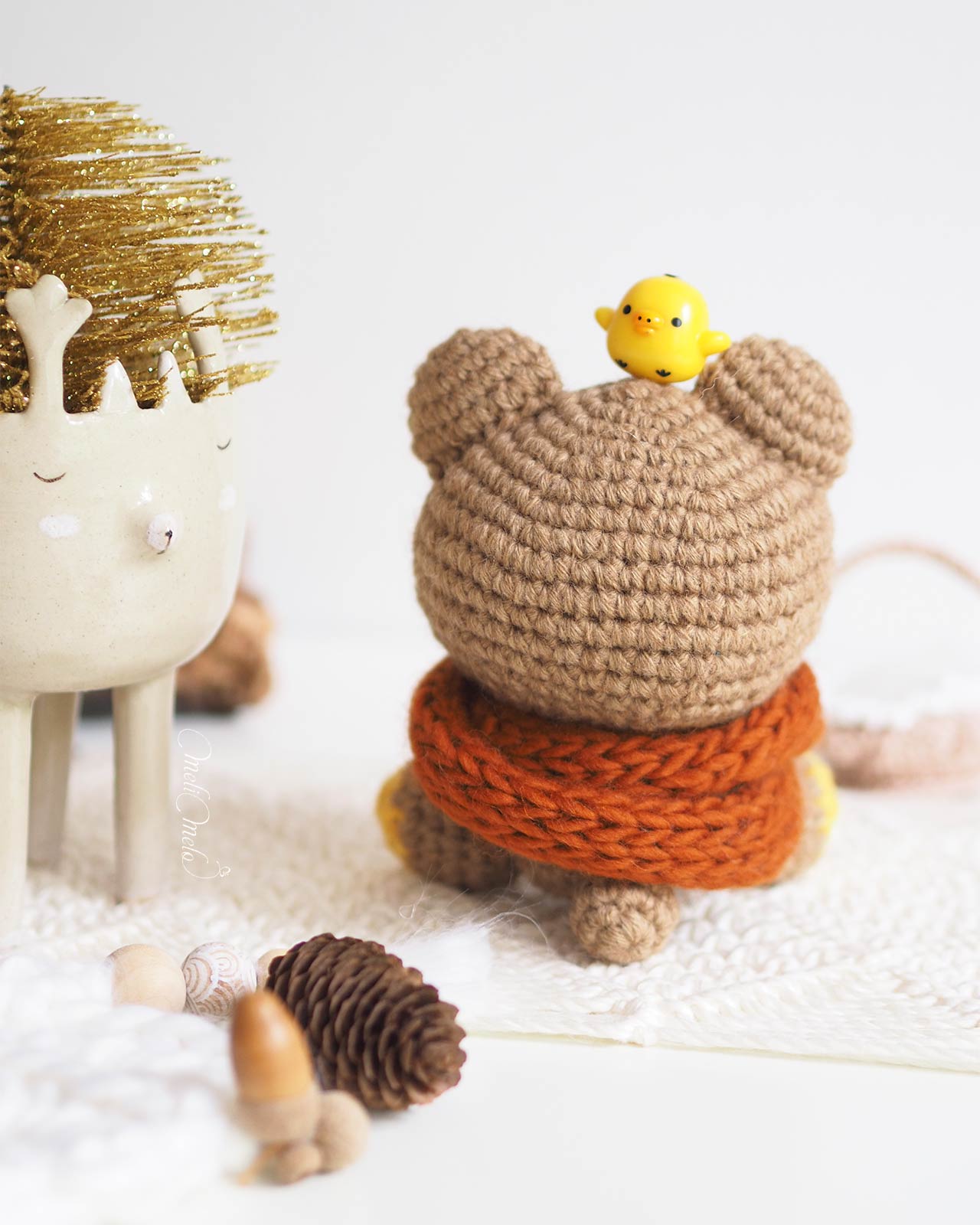 Lot Rilakkuma: ourson, poussin, corbeille et bloc de notes – Image 3