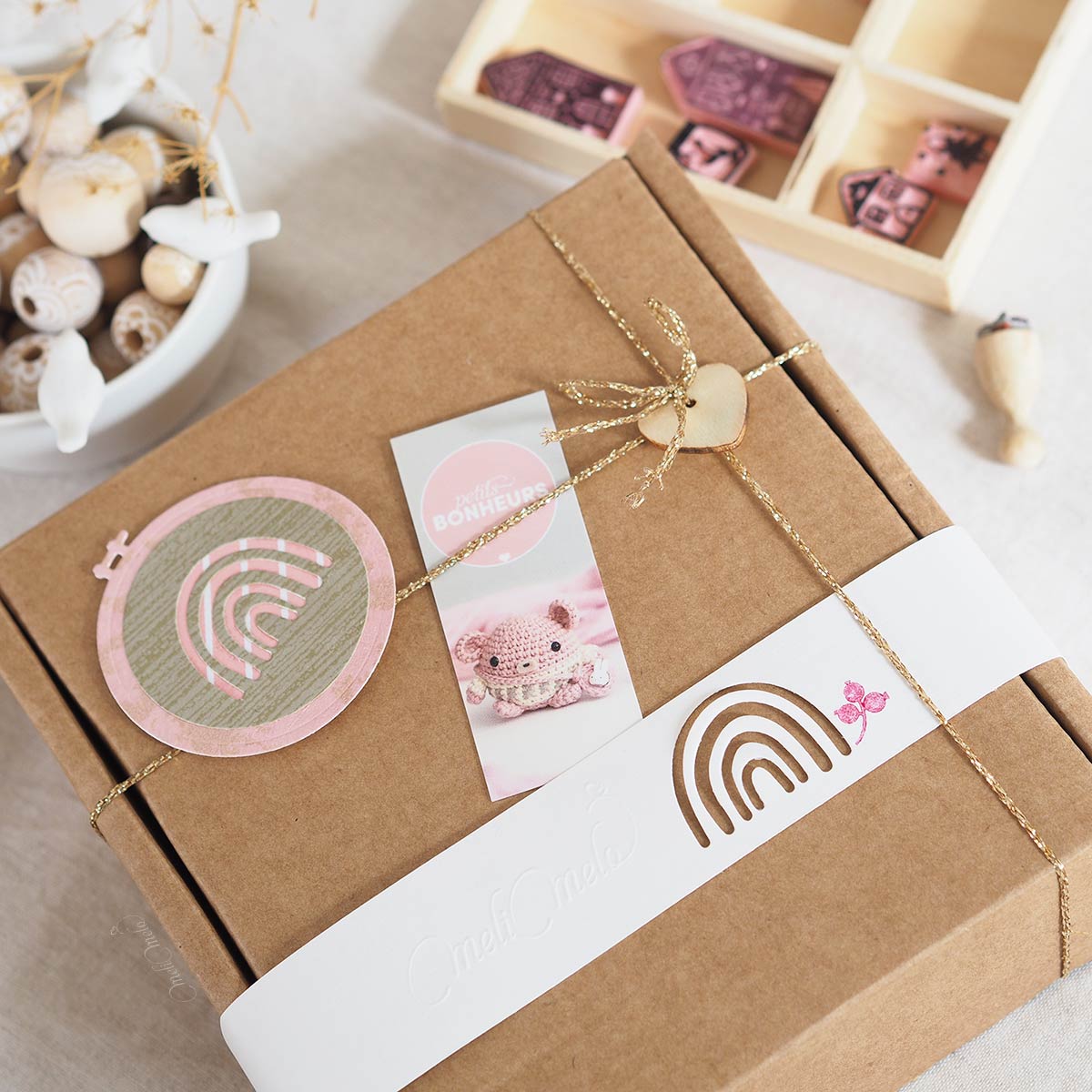 Kit DIY Suspension Arc-en-ciel #2 Rose pastel – Image 6