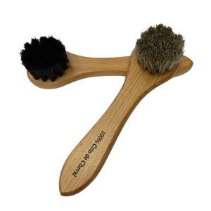 Brosse palot ronde pour étaler le cirage