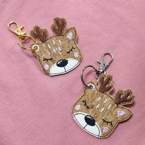 porte clés renne en liège