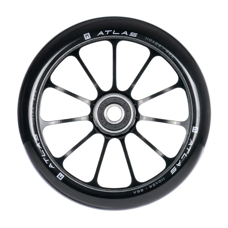 Roue de Trottinette Ethic Atlas 110mm Noir – Image 2