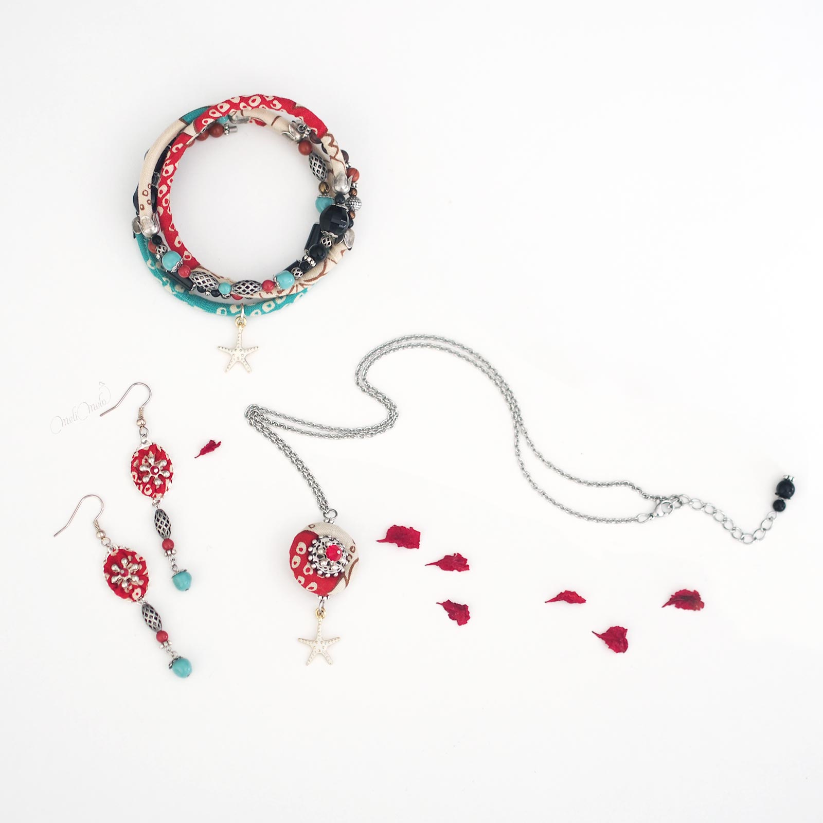 Bracelet et BO Shakuyaku étoile de mer – Image 4