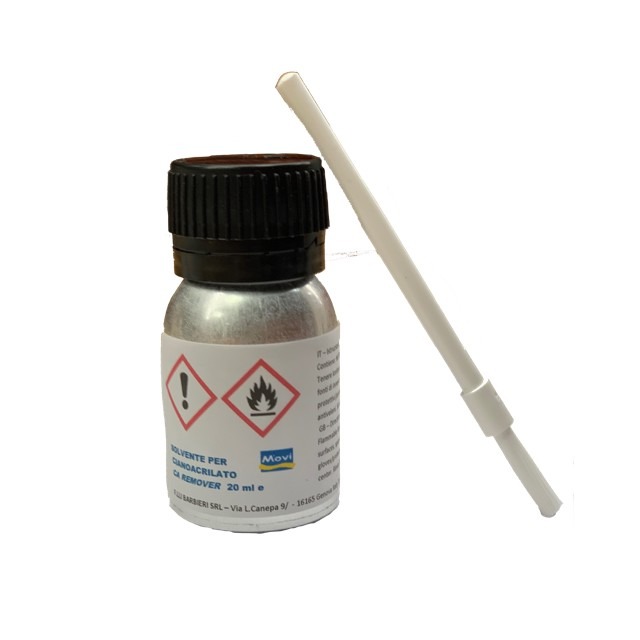 Solvant pour cyanocrylate avec pinceau