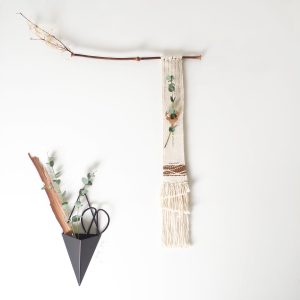 Tissage coton. Pluie d’or & Cerf