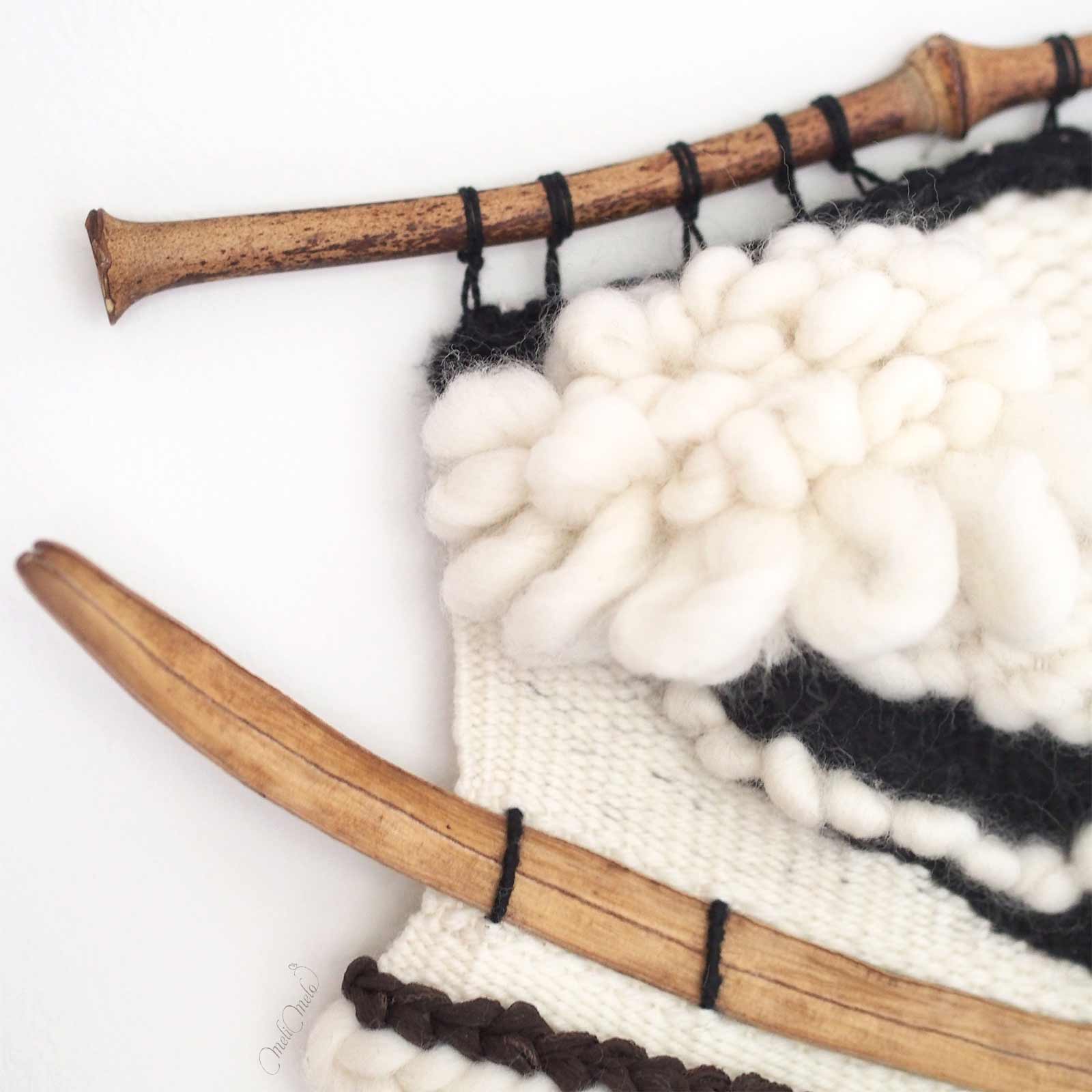 Tissage laine. Lune d’or – Image 3