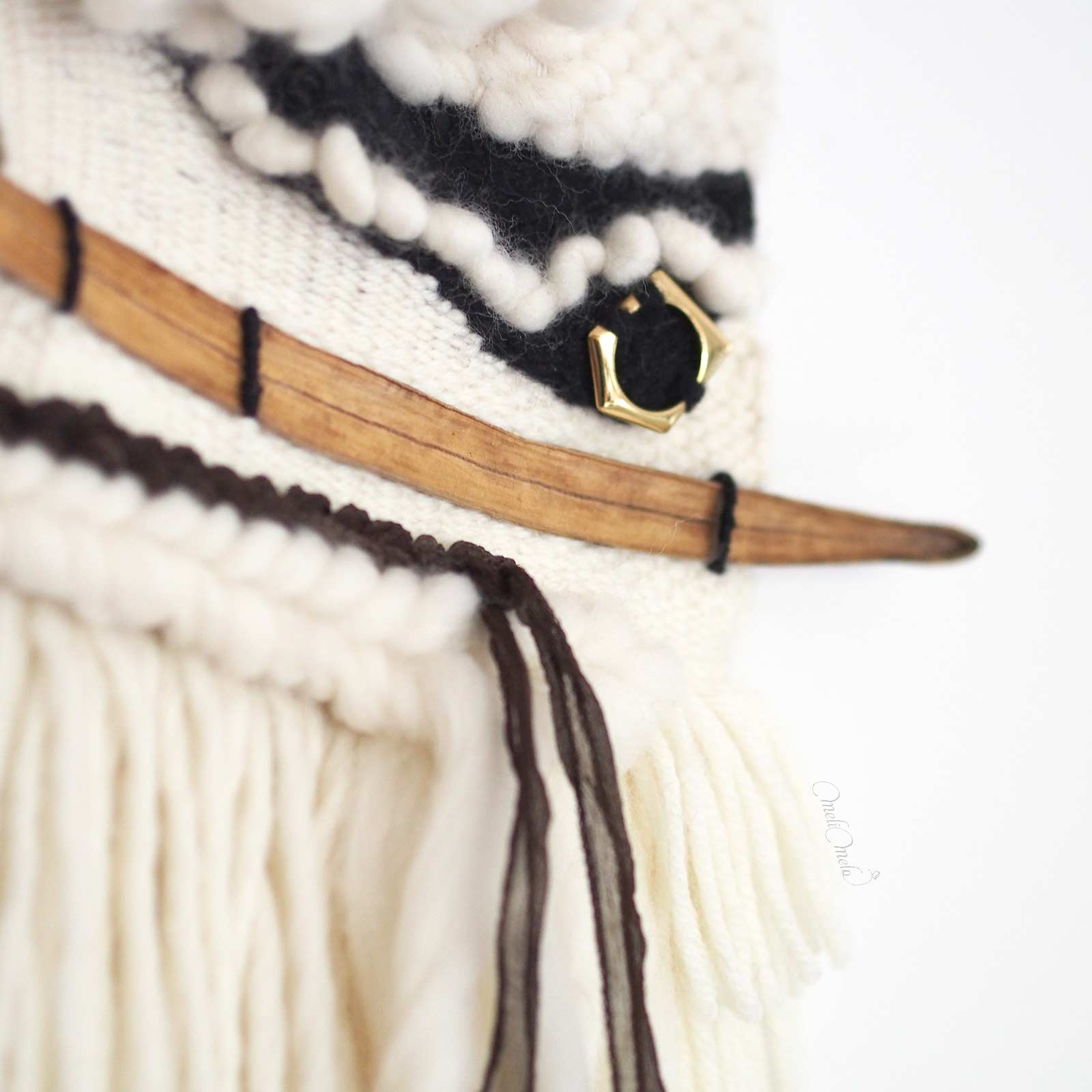 Tissage laine. Lune d’or – Image 4