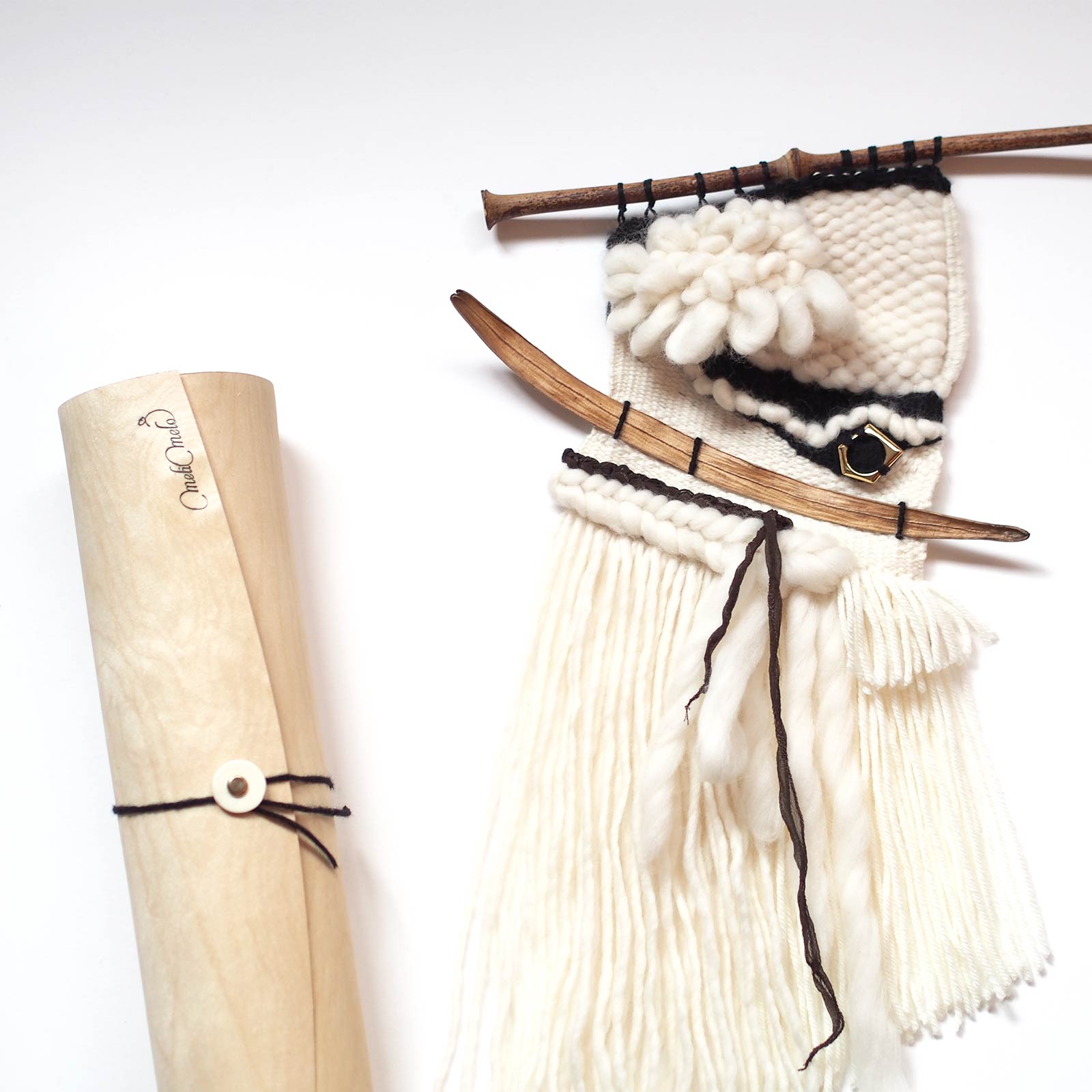 Tissage laine. Lune d’or – Image 2