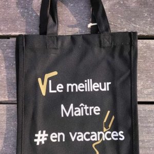 Tote bag maître / Sac cadeau maître / Tote bag personnalisé maître / Cadeau fin d’année scolaire / Sac tissu maître / Idée cadeau maître / Tote bag humoristique maître
